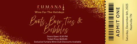 Ticket for Boots, Bow Ties & Bubbles - Wine for the Holidays Event