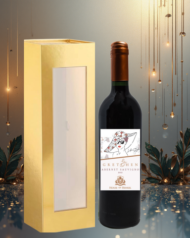 House of Henkel Gretchen Lifestyle Red Wine & Gold Single Gift Box