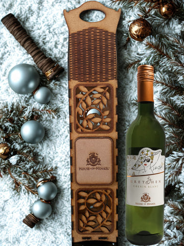 House of Henkel Gretchen Lifestyle Wood Wine Gift Box
