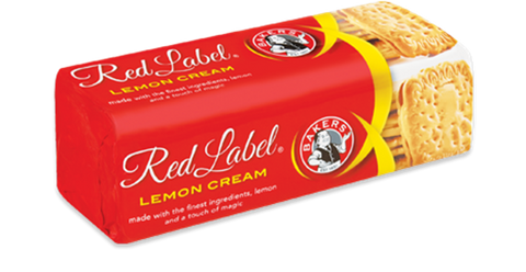 Bakers Red Label Lemon Cream Biscuits